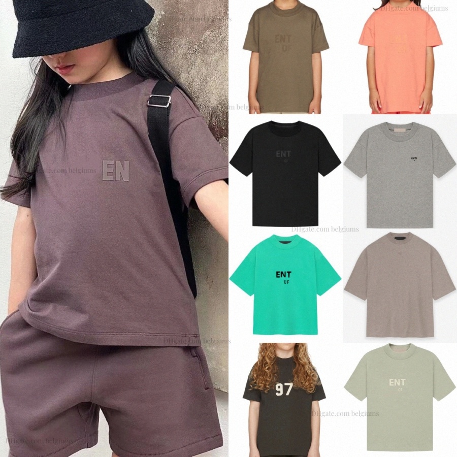 Kids T-shirts Boys Designer Clothes Short Sleeve tshirts Girls Children Clothing Loose Toddler Youth Tees Letter Printed Tops Oversize 65ZZ#-image-1045923526