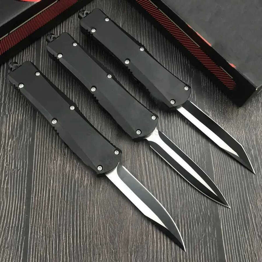 MICR Mini A07 OTF Tactical Pocket Knife 440C Blade Zinc Alloy Handles Outdoor Survival EDC Knives Camping Hunting S ToolXJ240808-image-1066249423