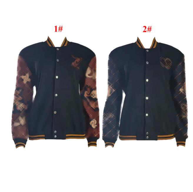HOT 4XL uniforme de Baseball à la mode femmes vestes manteaux brodés en vrac broderie maillot de baseball printemps automne veste de moto