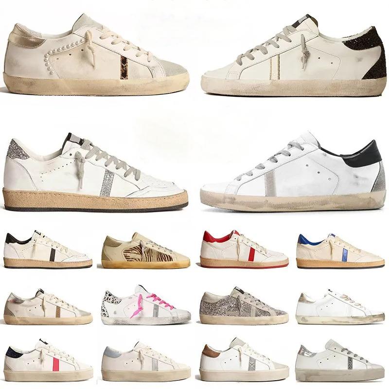 Chaussures de créateurs originales Femme noire blanc rose paillette étincelante plate-forme de luxe Léopard Print Sneakers Dh Gate High Top Loafe