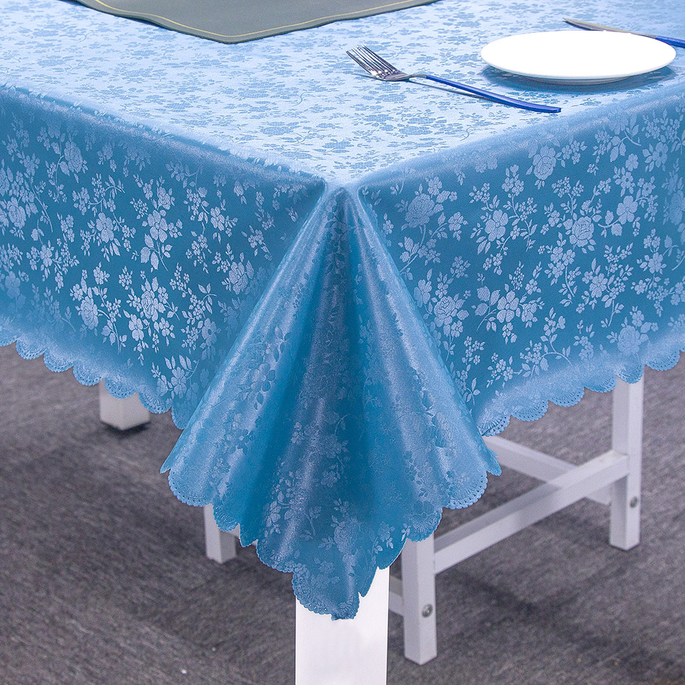 Waterproof and Oil-proof Leave-in Simple Home Hotel Homestay Dining Table Cloth-image-1046237056
