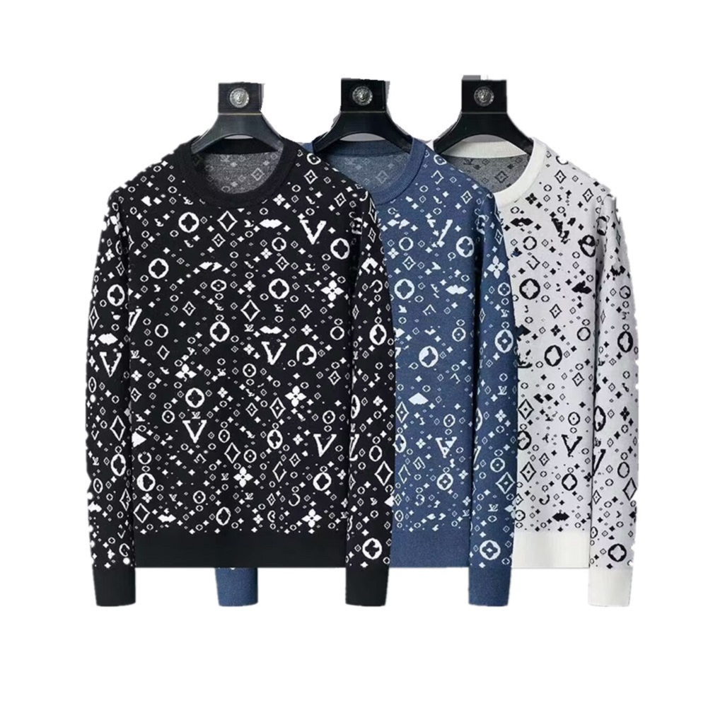 Mens sweatersHigh-quality long-sleeved sweaters Simple and fashionable O-neck casual knitted pullovers Men sportswear pullover M-3XL