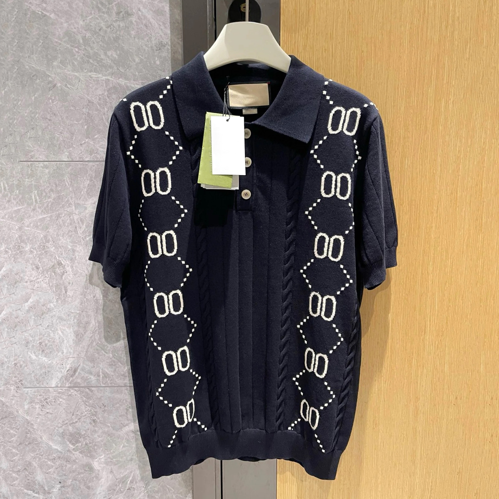 Men's High-Quality Designer Knitwear - Classic Fashion Polo Shirt