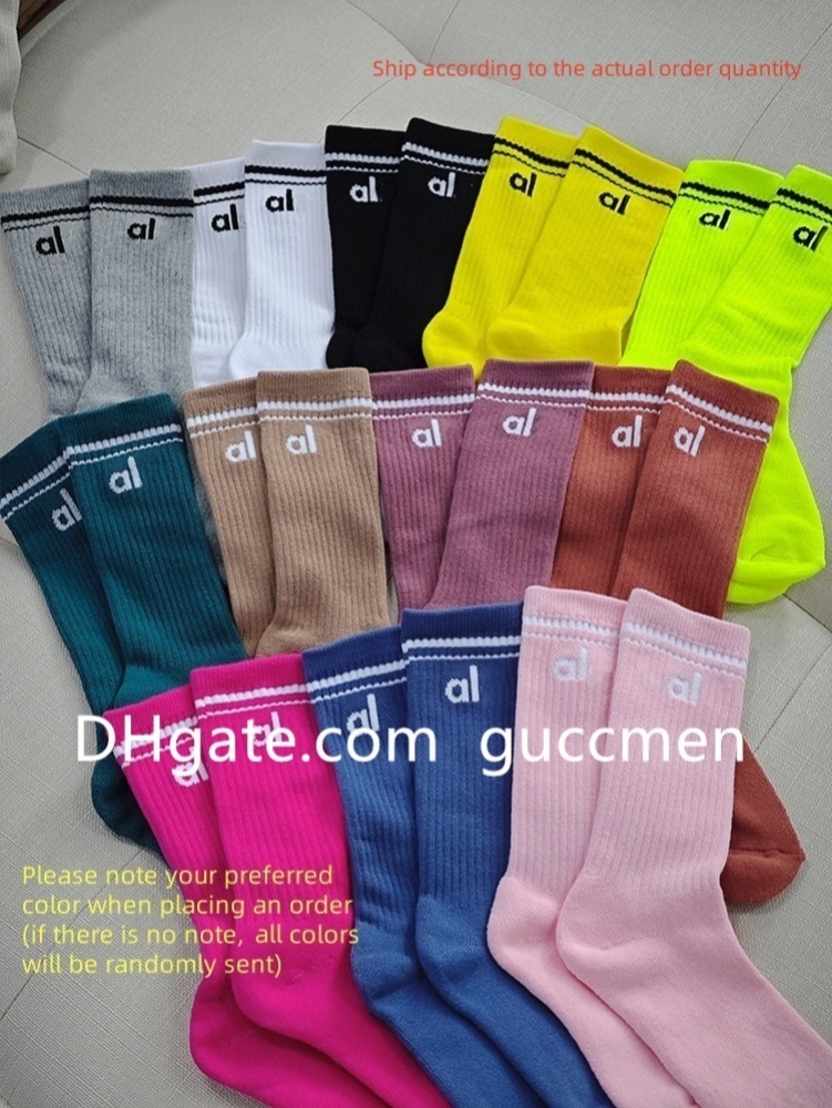 Designer Men socks Women sock High Quality Cotton All-match 18cm Stockings Breathable Football basketball Sports Letter embroidery Sweat absorpti-image-773995509