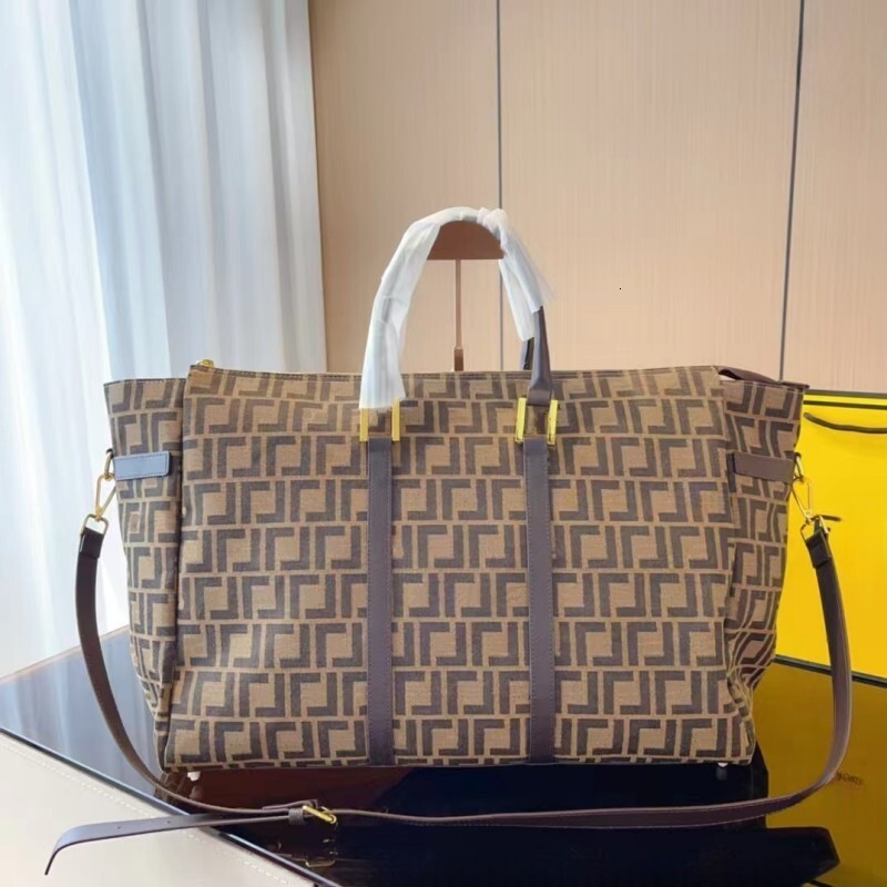 Designer reistas Klassiek 45/50 cm echt leer grote capaciteit schoudertas handtas voor dames en heren