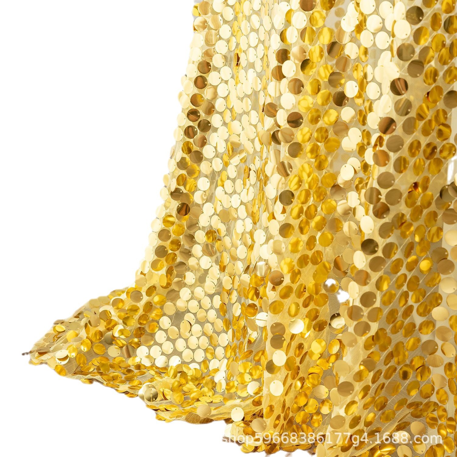 Fashion Large Sequined Square Round Table Wedding Banquet Hotel Without Tablecloth-image-1046386988