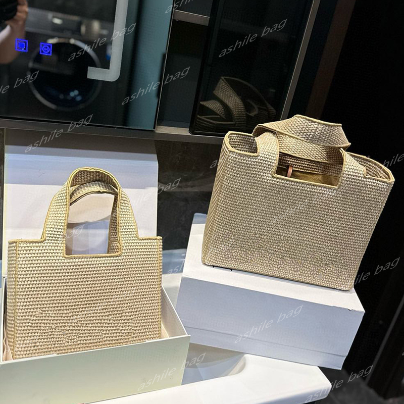 Sacs de plage de créateurs bacs personnalité paille décontractée polyvalent de haute qualité sacs à main de haute qualité