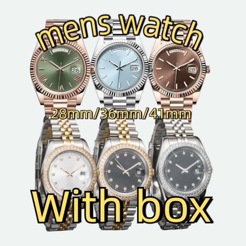 watch men's watch mechanical ceramic watch all stainless steel swimming watch sapphire luminous watch 2813 automatic 28/36/41M business casual