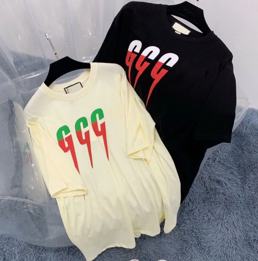 Mens Designers T Shirt For Man Womens tshirts With Letters Print Short Sleeves Summer Shirts Men Loose Tees size S-3XL