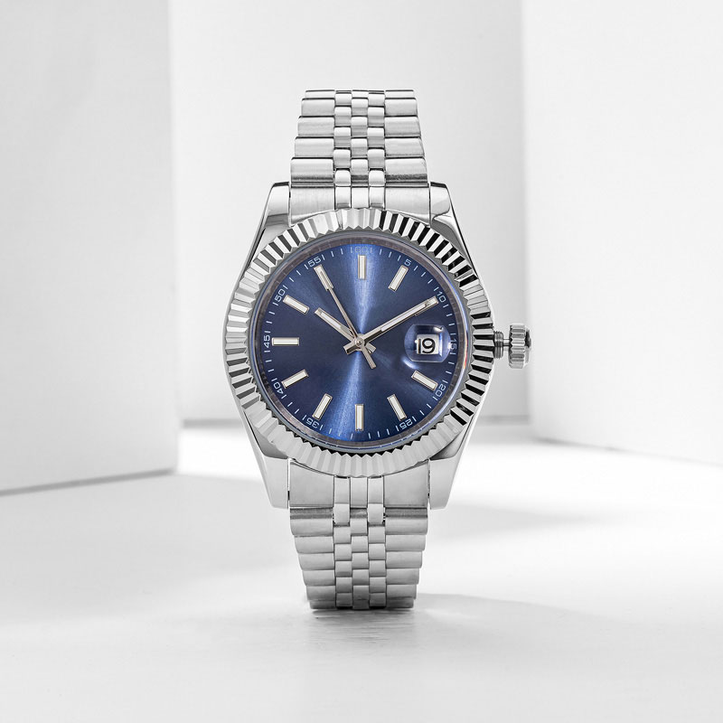 Top sale men watch 41mm stainless steel strap mens watches 2813 automatic mechanical movement sapphire glass 5ATM waterproof-image-469947020