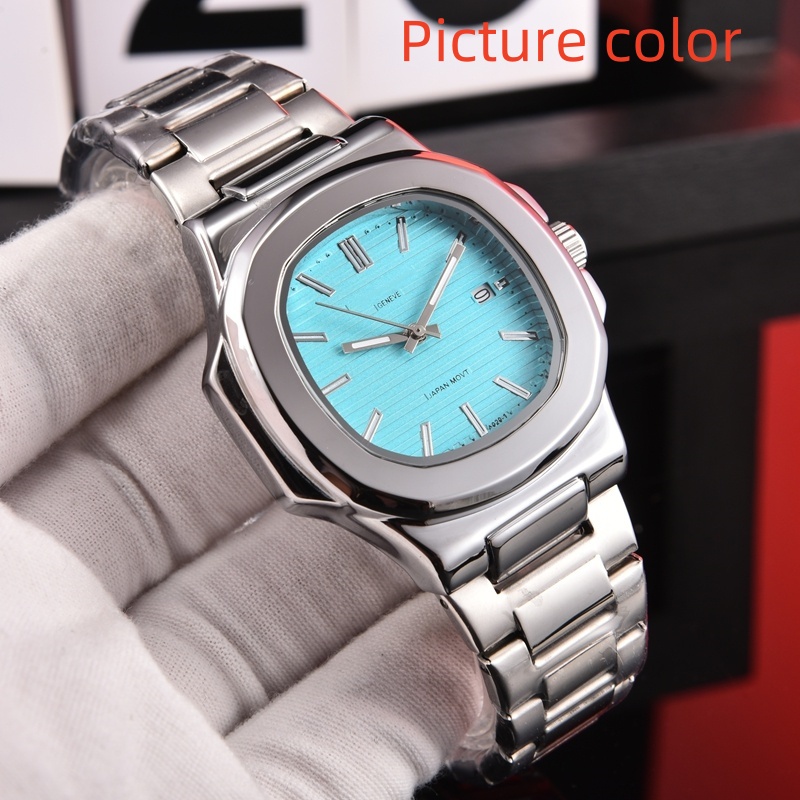 Pate Wrist Watches for 2026 Mens Watches Three needles Quartz Watch High Quality Top Luxury Brand designer Clock Steel Strap Fashion Naut Holiday Gi