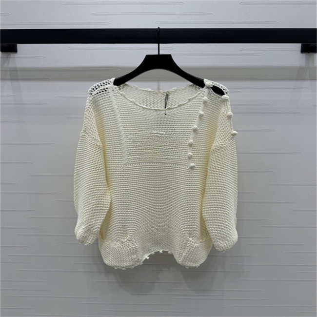 Créateur d'automne pull d'origine Pullor de qualité Falle Cardigan Pull de luxe Pony de luxe Broidered en tricot à manches longues D3