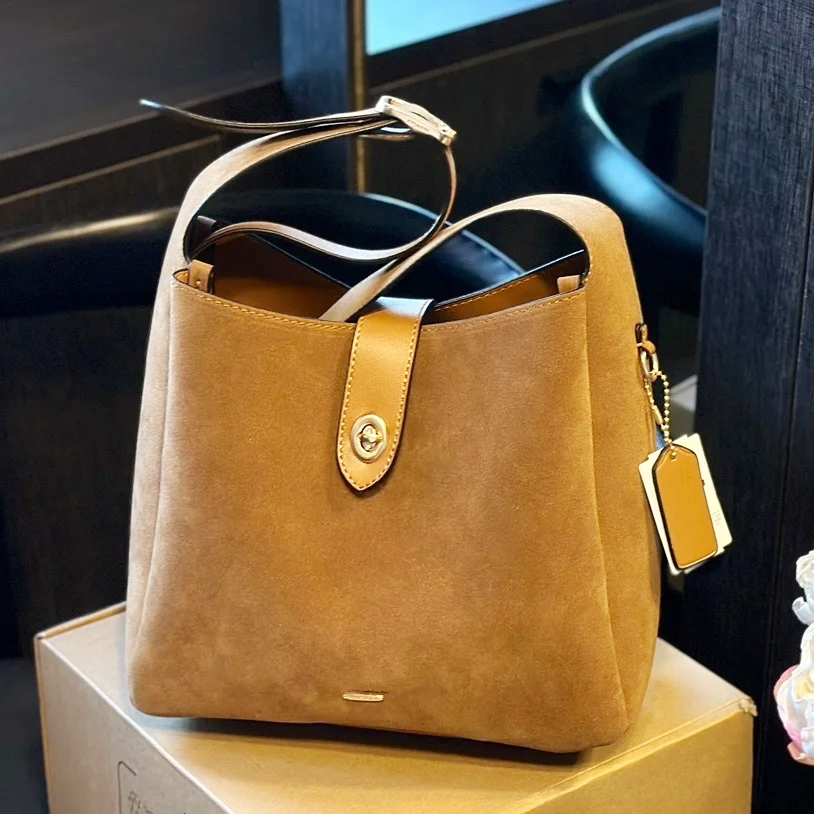 Suede leather hadley Shoulder bag Womens mens Designer tote Bags Luxury handbag Hobo bucket bag High quality shopping clucth crossbody travel Luggag