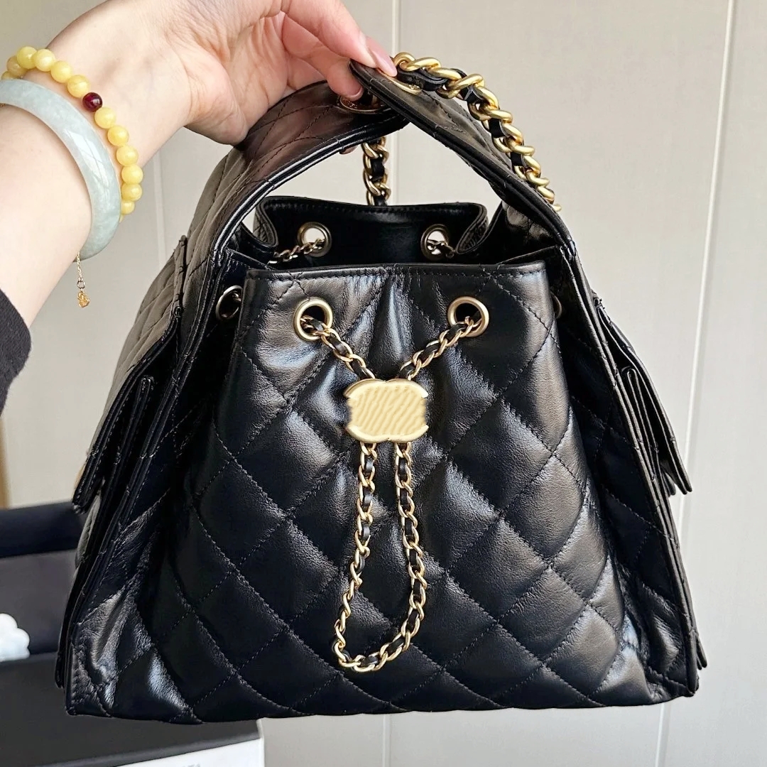 Womens Bucket 25c hobo Even bag Mens Designer Shoulder bag Luxury handbag pochette basket tote bag Black red leather purse Gold chain gym Crossbody