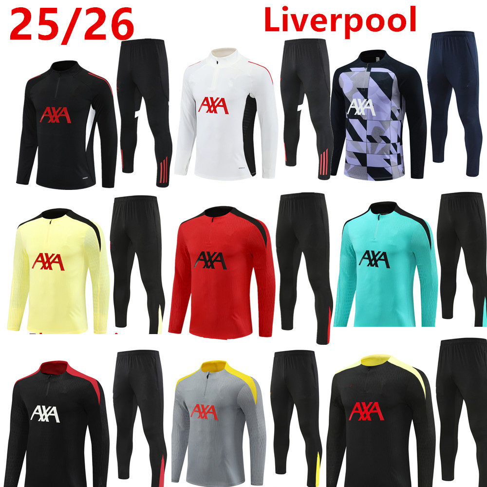 2025 2026 Men soccer tracksuit 24 25 26 soccer jersey kids football training suit tracksuits survetement foot chandal jogging kits sets AXA-image-942972023