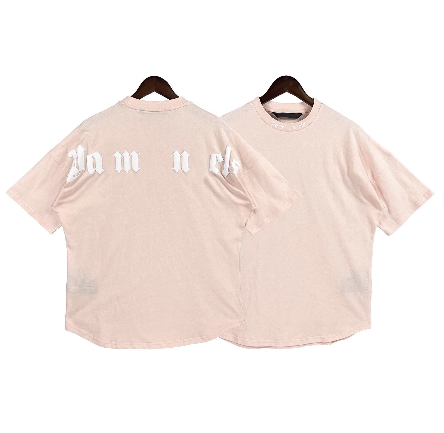 Palm Shirt Angelshirts Summer Fashion Quality Clothing Paris Designer Luxury Men's Women's Clothing Casual T Shirt Fashion Round Neck Palm