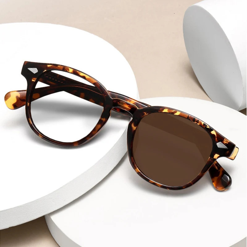 Retro Round Men Sunglasses Women Pochror Glasses Woman Lunette Dames Polarized Lenses Man Eyewear Vintage 250530