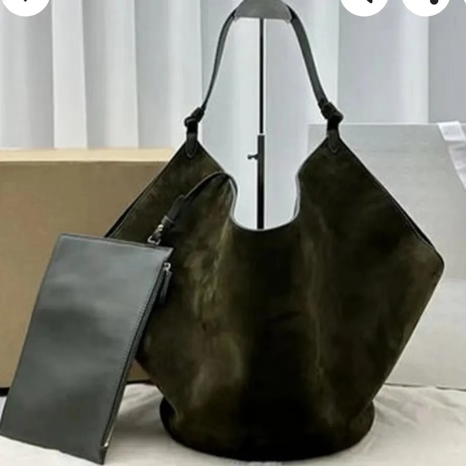 Raffias suede leather khaite bag Designer tote bag for Womens Shoulder handbag purse straw weave Mens Clutch Bucket Bag Luxury Crossbody Basket Shop