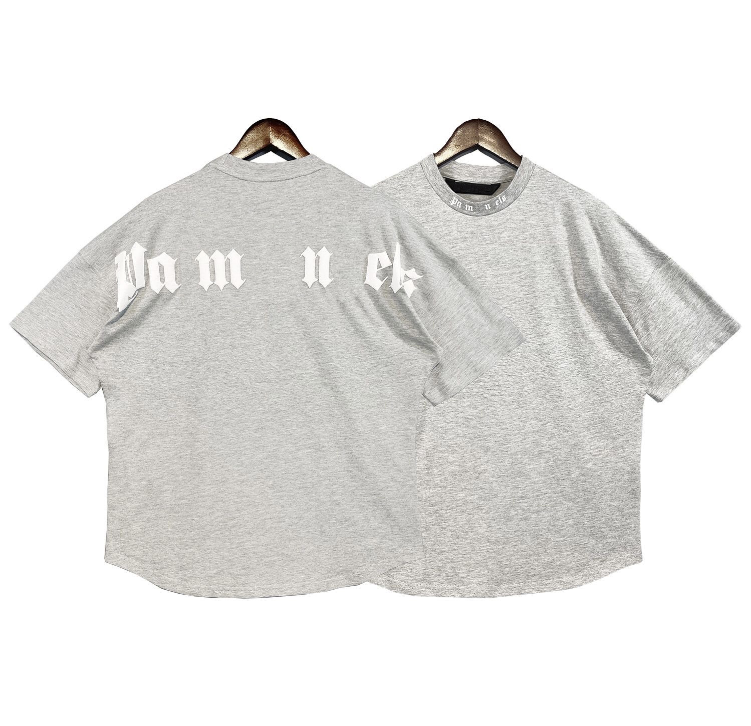 Palm Shirt Angelshirts Summer Fashion Quality Clothing Paris Designer Luxury Men's Women's Clothing Casual T Shirt Fashion Round Neck Palm