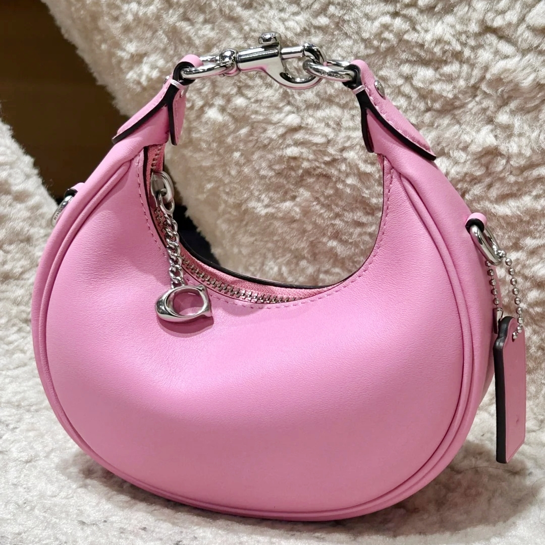 Mini crescent moon Jonie bag Luxury pink Designer Shoulder bag Womens mens handbag Cleo hobo Clutch Bags Classics Crossbody tote Leather Wrist Even