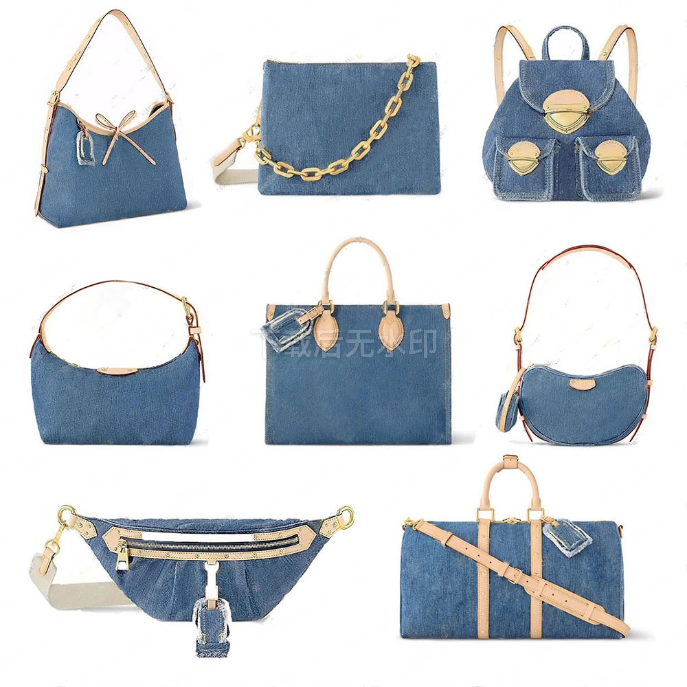 Mirror Quality Designer women denim canvas bag evening Purse clutch tote crossbody handbag shoulerbag pouch M46855 M82949 M82950 M46871 M82948 M4683