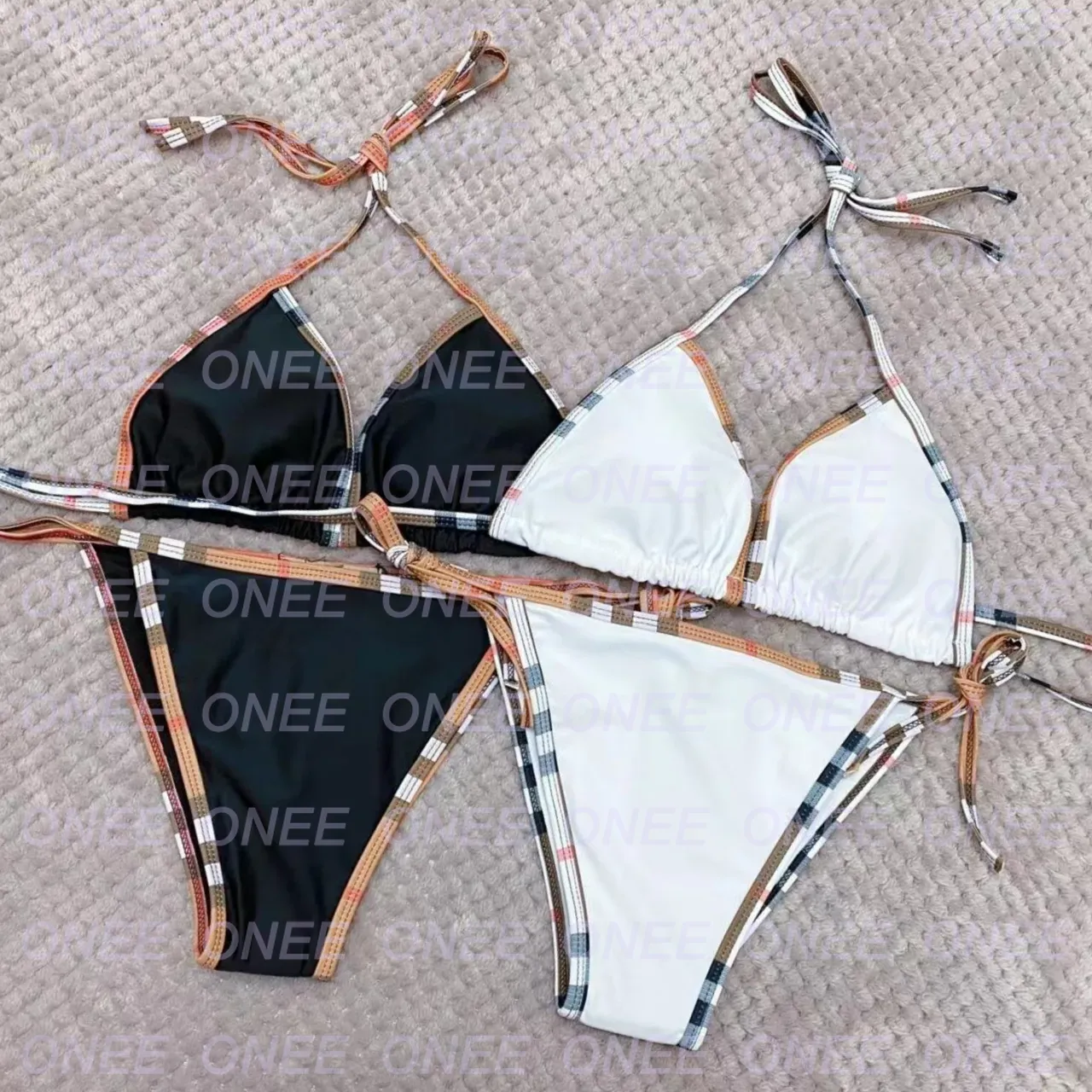 Bikini designer Womens swimwear women Brand Swimwears Sexy swimsuit bathing swim suit suits bikinis Sex low waist triangle Printed pattern pool parties sets