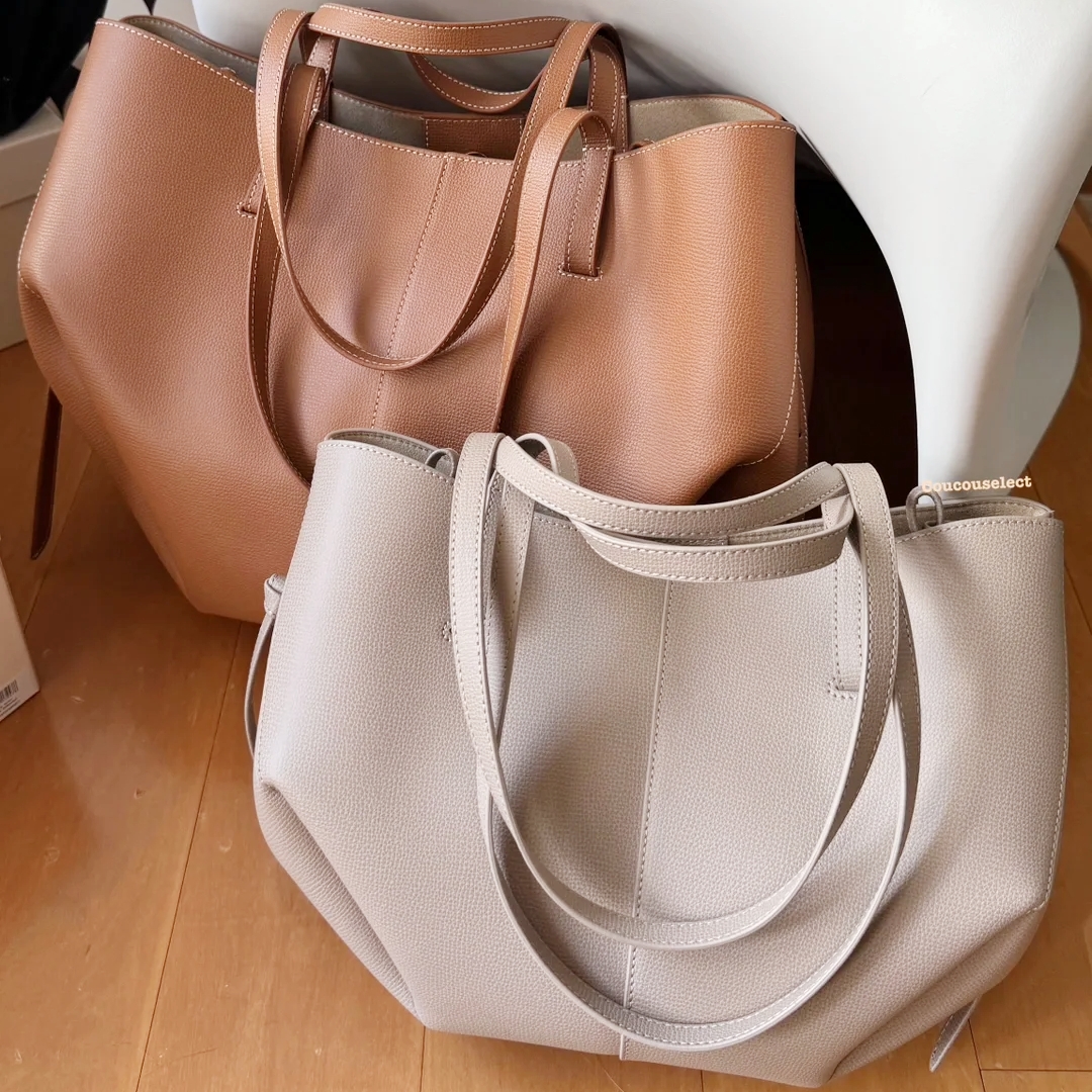 Large cyme tote bag Designer shoulder Leather bag Womens Mens Luxury work handbag pochette Shopping bag Straps Fashion coin purse clutch crossbody w