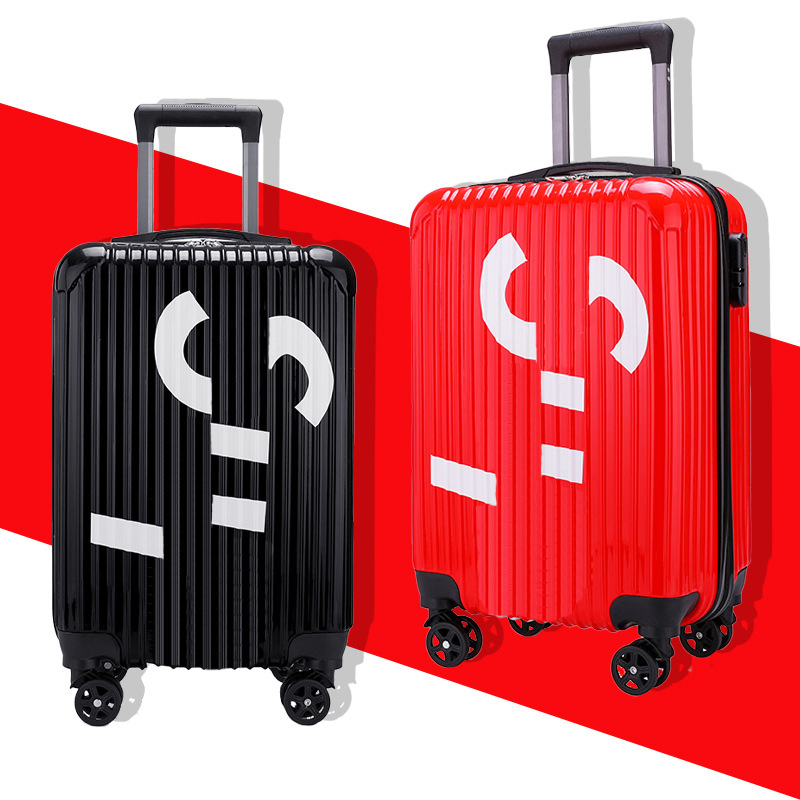 Boîte de voyage multifonctionnelle de la valise de valise de mode 20 pouces NOUVEAU Mot de passe Boîte 20 grandes capacités Unisexe PVC Suises