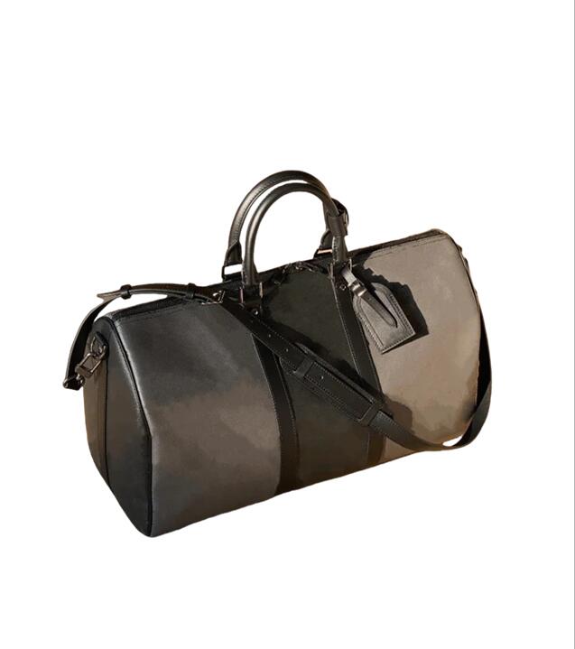 Duffel Bags Designer Canvas Large Capacity Women Men Outdoor Luggage Tote Luxury Zipper Closure Shoulder Bag Handbag-image-1060129964