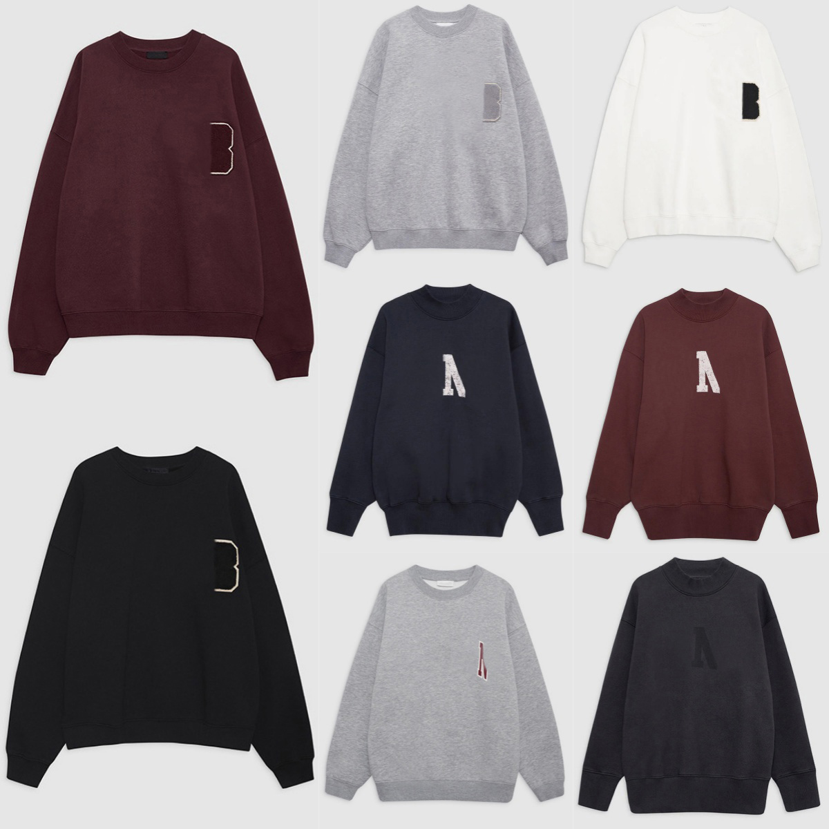 Women Designer Sweatshirts Printed Letter Loose Round Neck Hoodie Long Sleeved Pullover Jumpers Pure Cotton Soft Sweaters-image-900580961