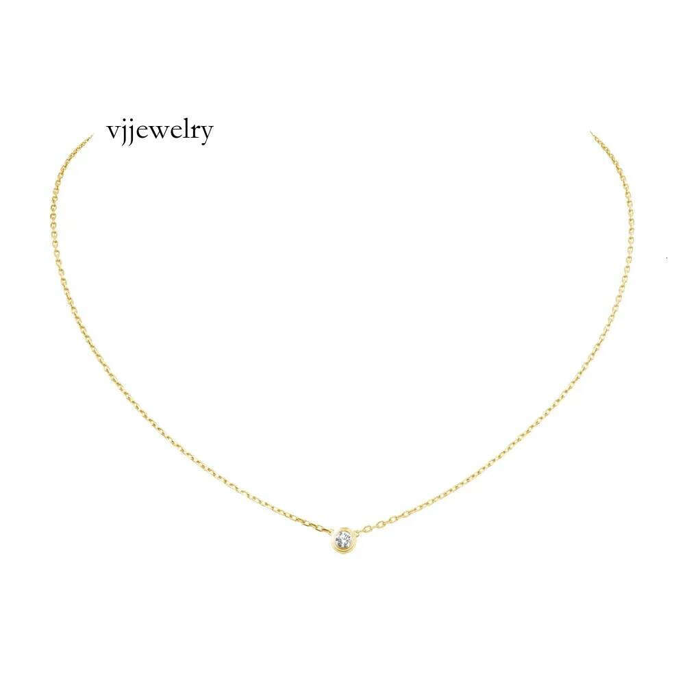 Designer Necklace Diamands Legers Pendant Necklaces Diamond D'amour Love Necklace for Women Girls Collier Bijoux Femme Brand Jewelry Vjjewelry