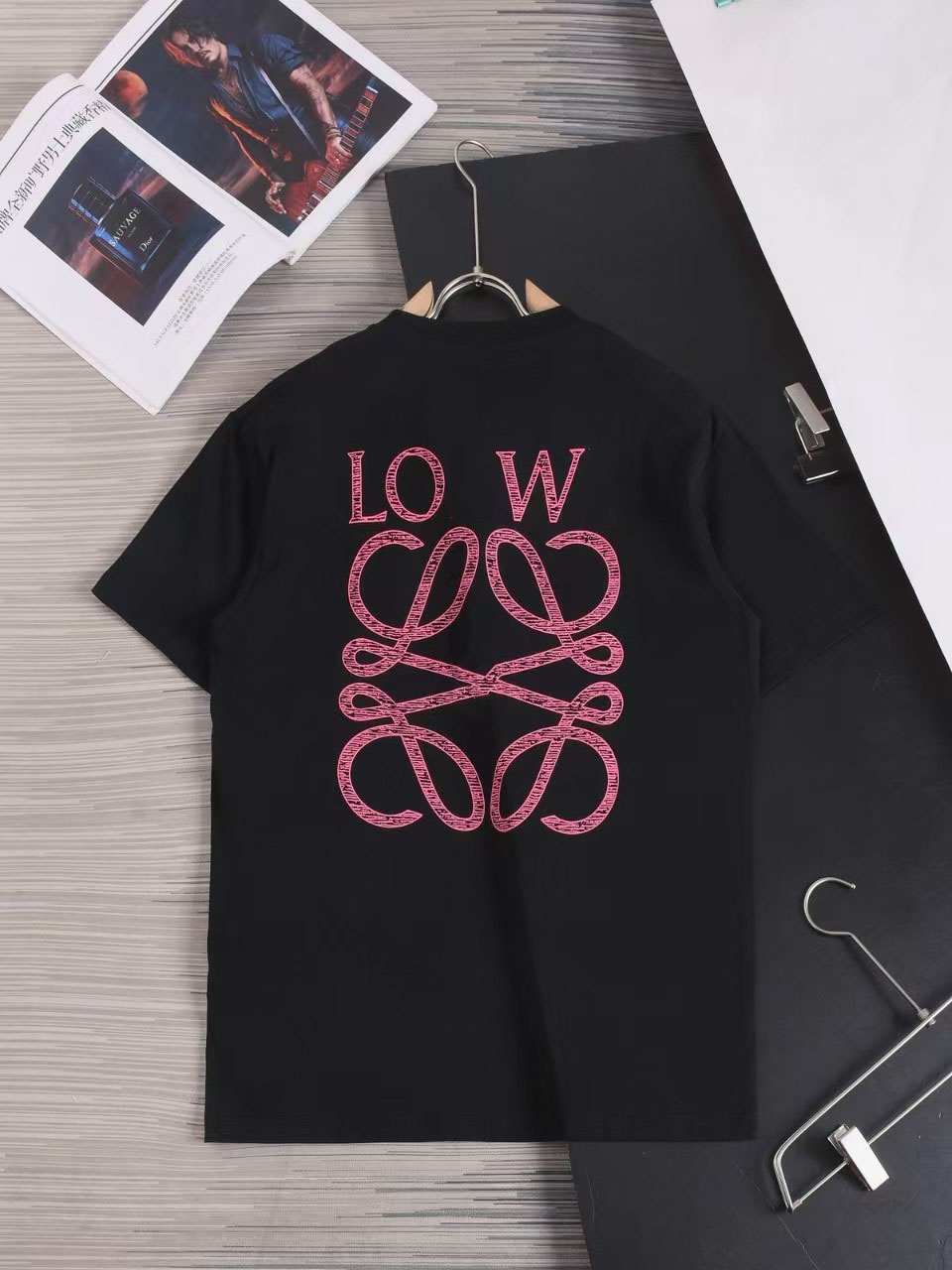 Women's T Shirts High Version Short Sleeve T-shirt Pure Cotton Printed Love Letter Logo Round Collar Fashion Men's And Brand