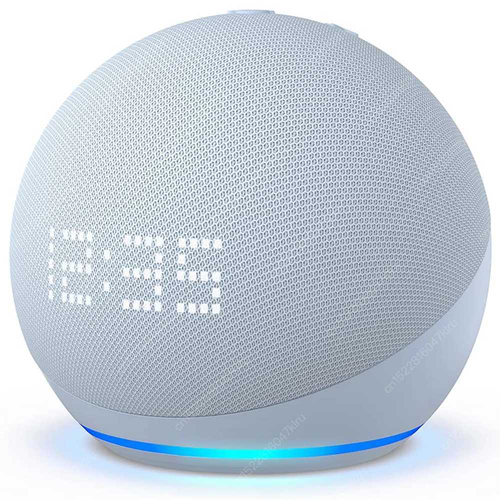 Original Alexa Echo Dot 5th Generation Smart Mini Wifi Home BT Alexa Speaker Horn with Sound Control Voice Assistant and Clock Z250604 L260524GEU-image-1060323212