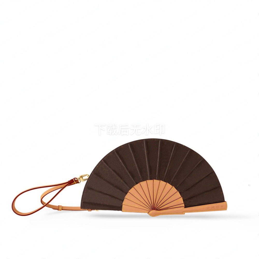 Mirror Quality Designer women M14804 fan cowhide leather men women lovers Canvas luxury purse handbag Bag Crossbody ShoulderBag Evening Bag