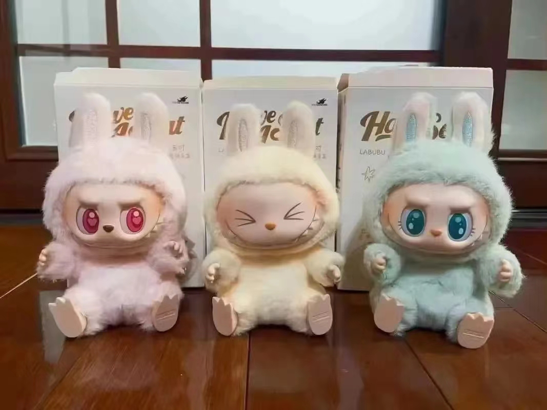 Labubu Sitting Series Blind Box - Cute Enamel-Face Monster Poseable Doll, Anime Collectible Toy Gift kids Gifts Bd box In Stock-image-1059458606