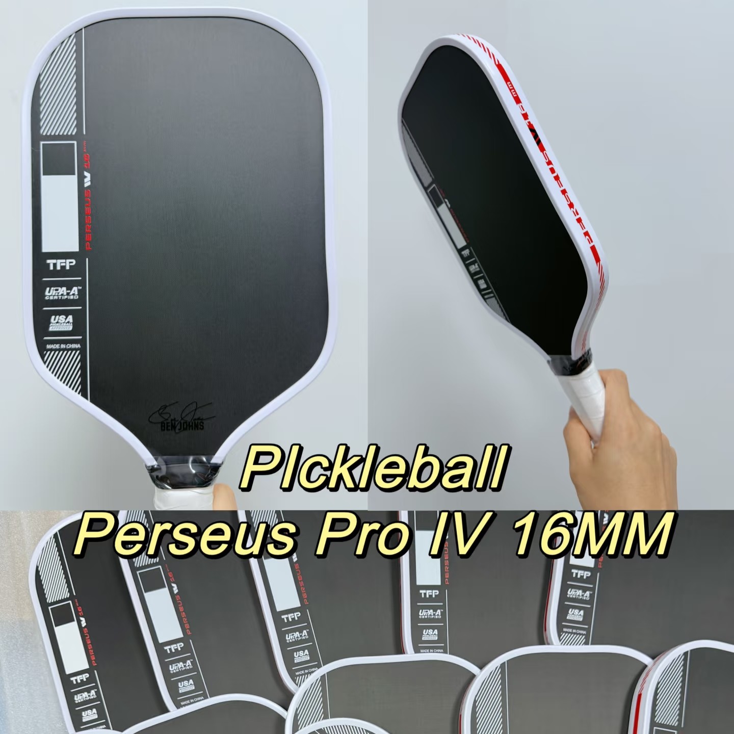 USAPA Approved 2025 Perseus Gen 4 Paddle | 16mm Carbon Propulsion Core Tech-image-1060484874