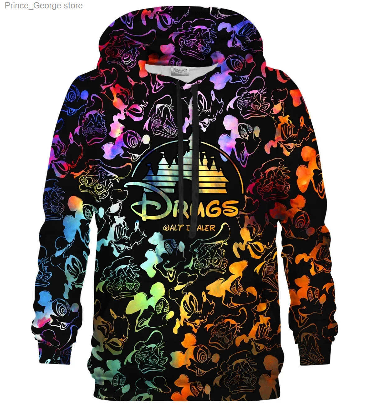 Drugs Walt Concessionnaire 3D Sweat à sweat à sweat à sweat à sweat à sweat à sweat Hoodie Men and Women de la mode surdimension