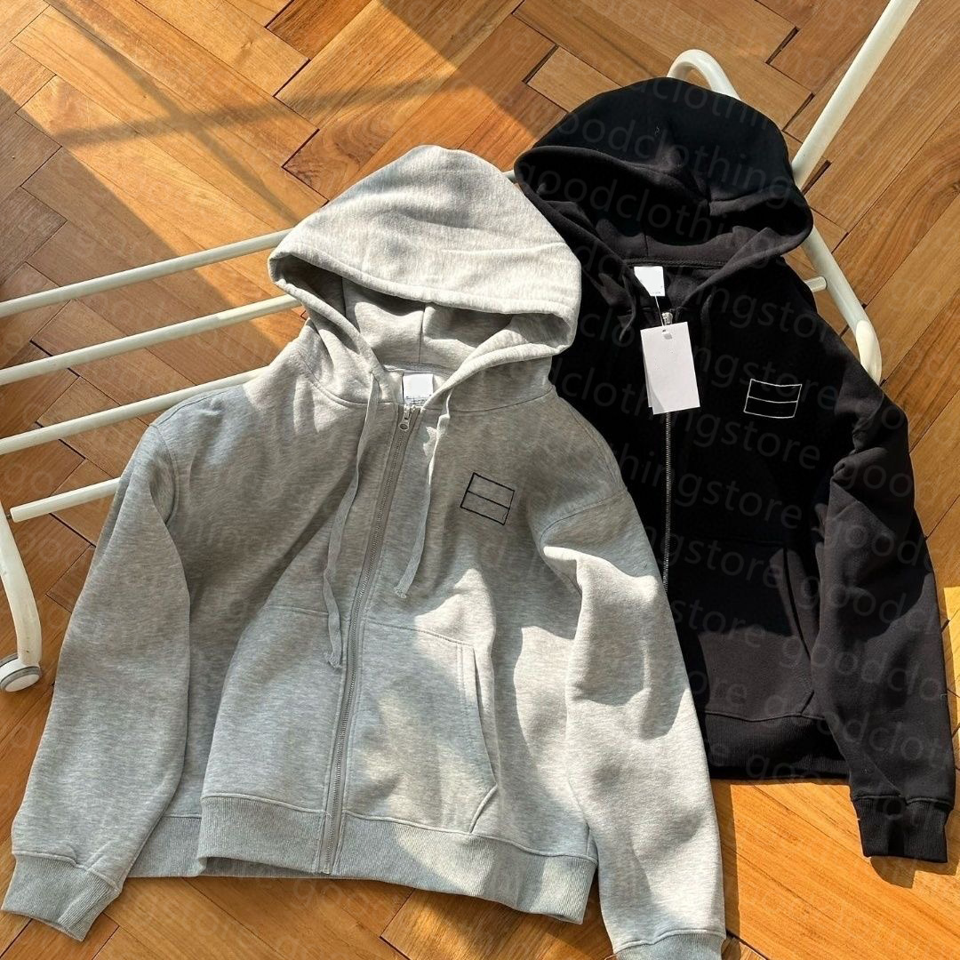 Mens Designer Hoodie Sportswear Jacket Fleece Zip up Hoodie Embroidered logo Stone Washed Classic Casual Unisex style 100% Pure Cotton