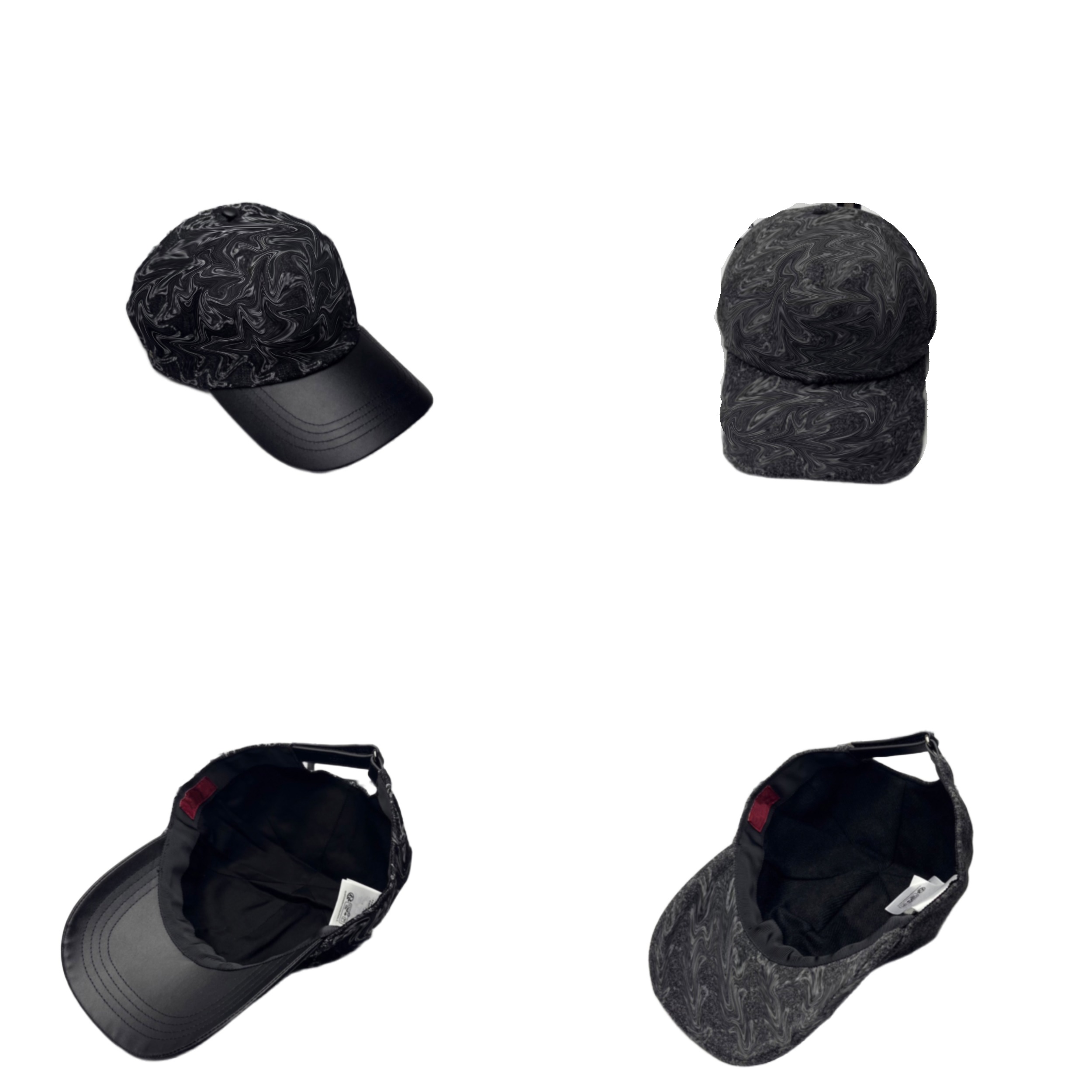 Casquette de balle de créateur pour homme femmes unisexe Summer Sunshade Caps de baseball avec lettre noire kaki rose chapeau