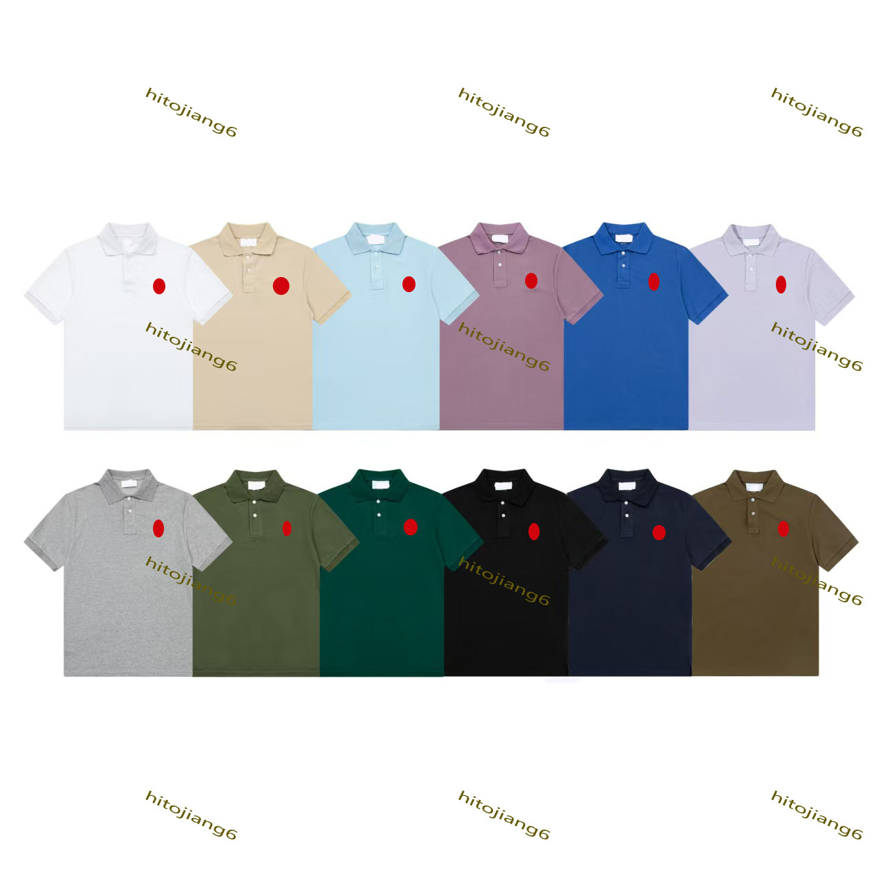 Polo shirt homme 100% coton lavable en machine slim fit t shirt brodé été camisas de hombre gear1121