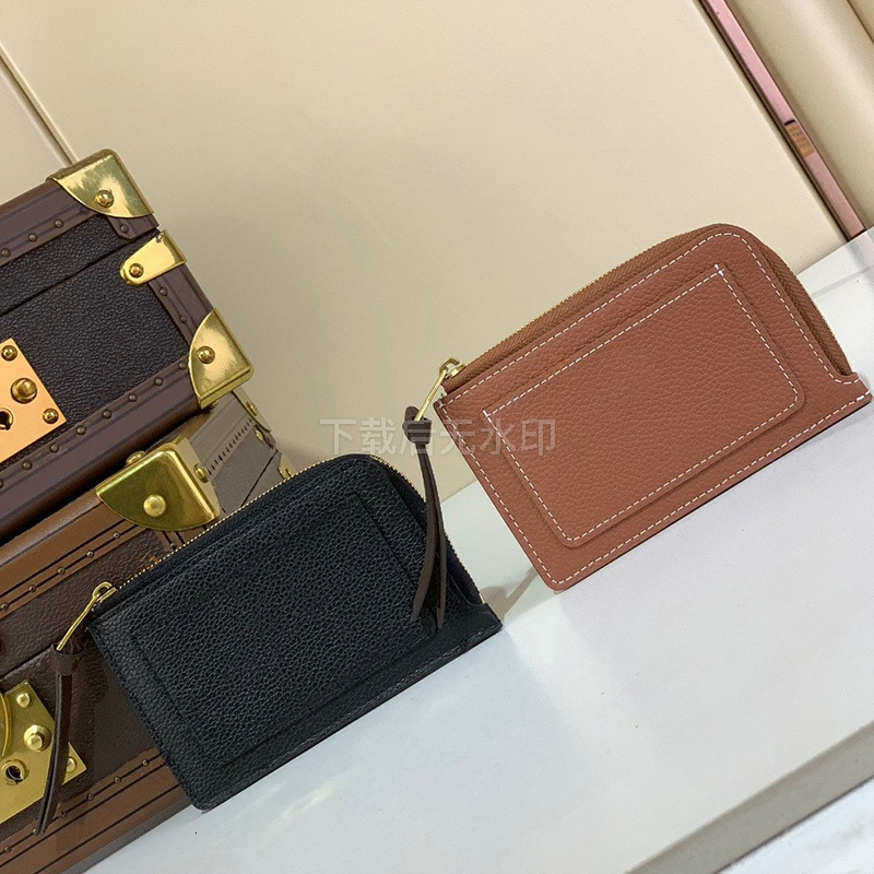 Designer Luxury Low Key Zipped Card Holder Wallet Key Pouch Coin Purse Business Card Holder TOP Mirror Quality M14550 M14551 Pouch Purse