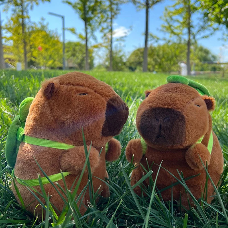 21cm Capybara Simulation Capibara Anime Fluffty Toy Cute Soft Stuffed Animals Doll Plush Christmas Gifts for Kids 250604 W260306-image-1096676110
