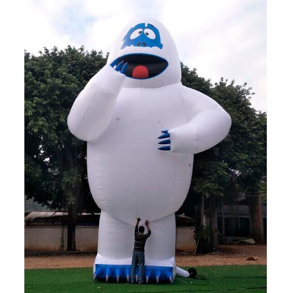 Free shipping Airblown Led Lighting 40ft Giant Christmas Inflatable Snowman/The Bumble Abominable Snowman Decoration For Yard Or Home