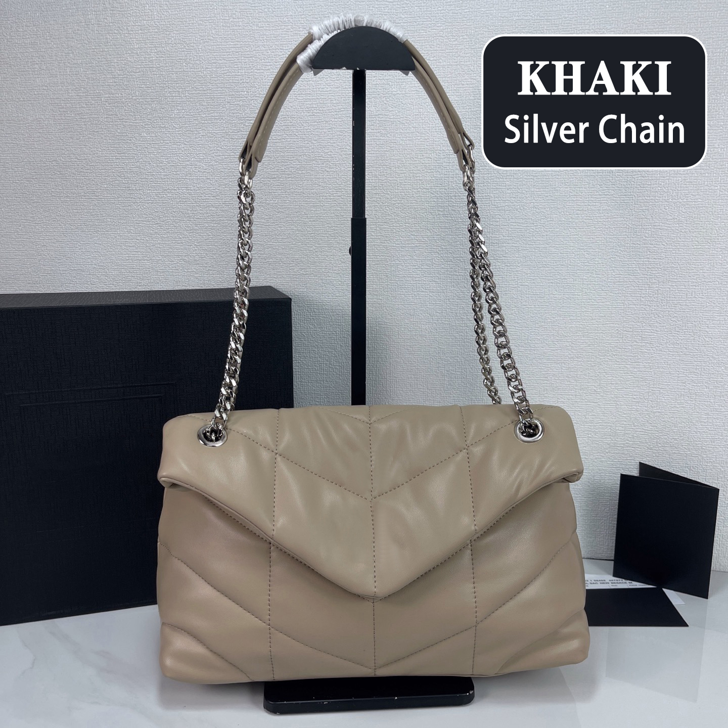 Sac à bandoulière de luxe Sacs de créateurs de corps croix sac à main authentique puffer en peau d'agneau en cuir avec sacs de concepteurs en arg
