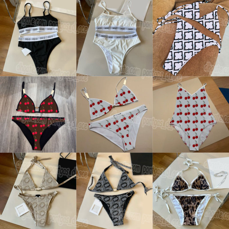 Designer Leopard Bras Bikinis Set Luxury Women Beach Bras Briefs Sexy Summer Beach Vacation Swimsuits Pool Party Swimwear X260304-image-1096161014