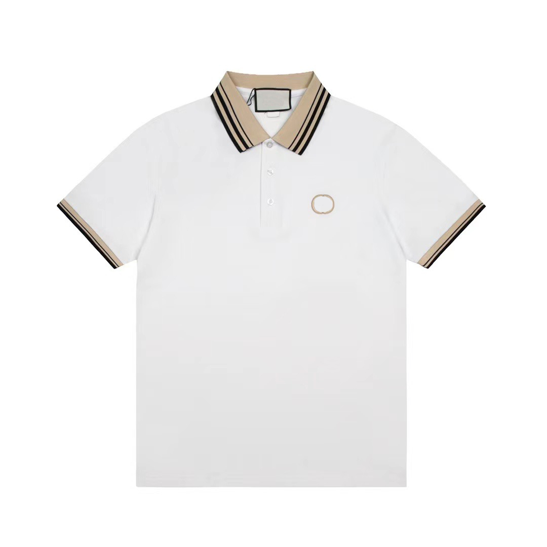 Designer mens summer polo shirt casual golf shirt T-shirt casual top mens short sleeved clothing