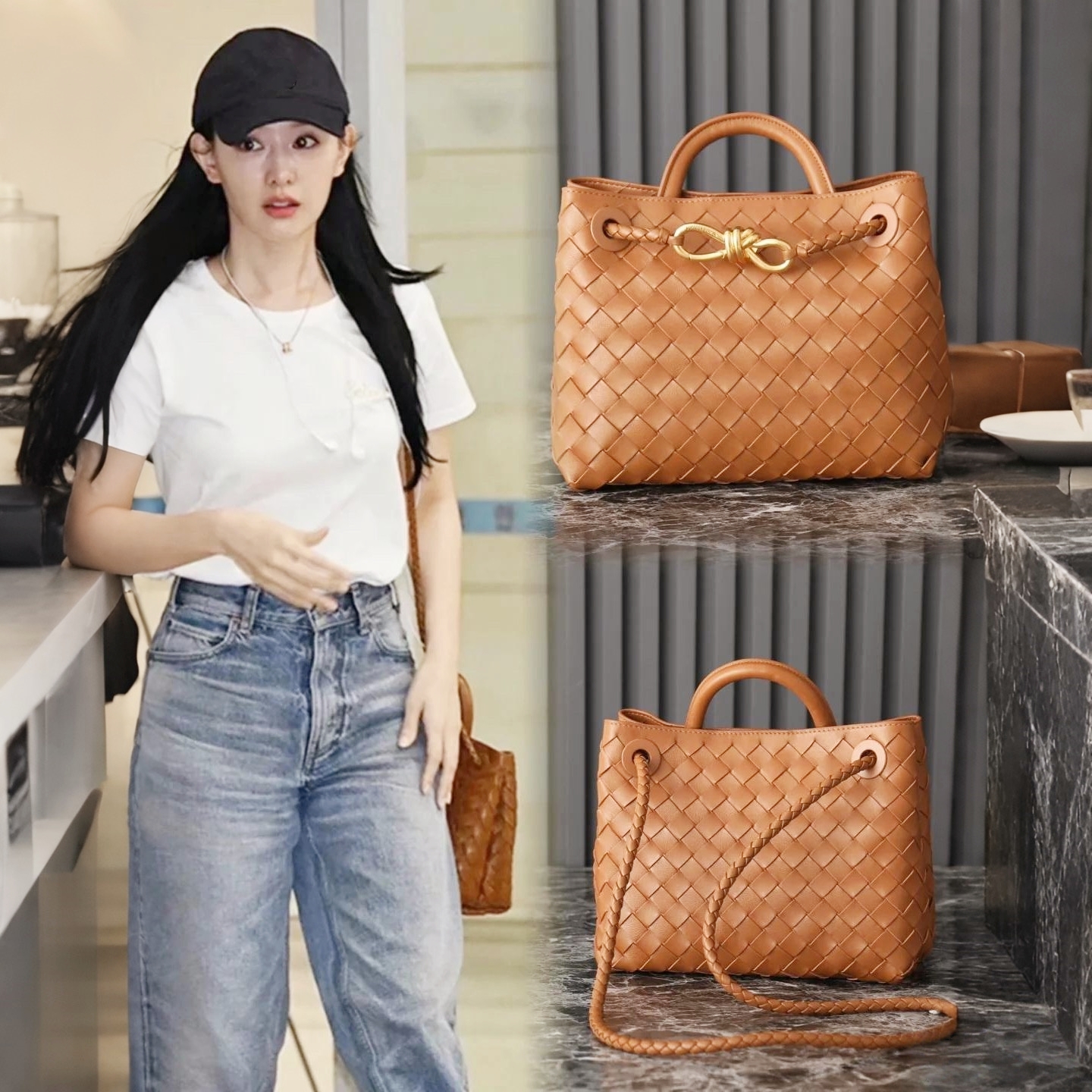 Fashion leather Andiamo Crossbody bag Top handle Womens Designer Shoulder bag Luxury tote handbag Man travel Even Bag high quality clutch pochette M