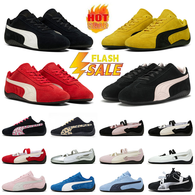 Speedcats Archive Men Women Running Shoes Suede Classic Designer Trainers Ballet Black Mauve Mist All Time Red Whisp of Pink Myrtle White Flat Outdo