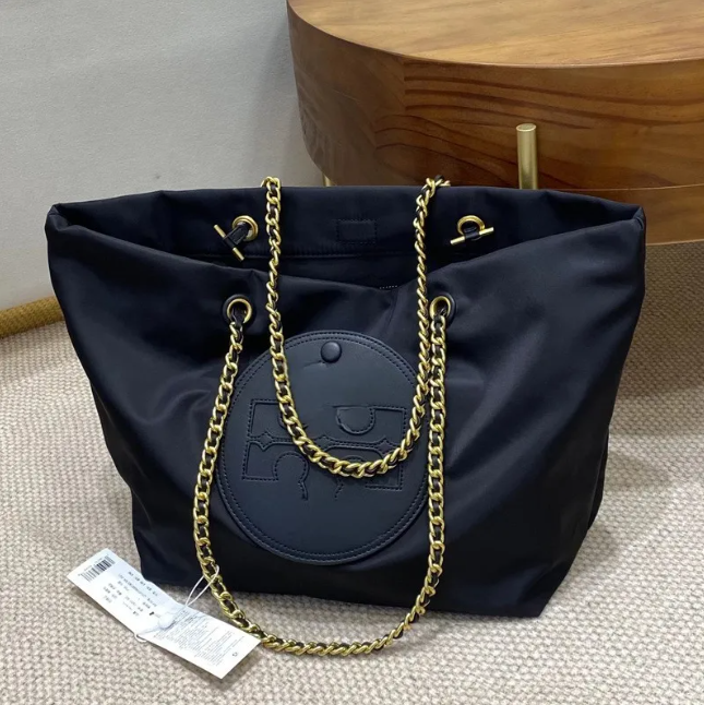 Nylon Chain Tote Bag Oxford Cloth Waterproof Commuter Large Capacity T B Shoulder Bag Handheld Women's Bag cc