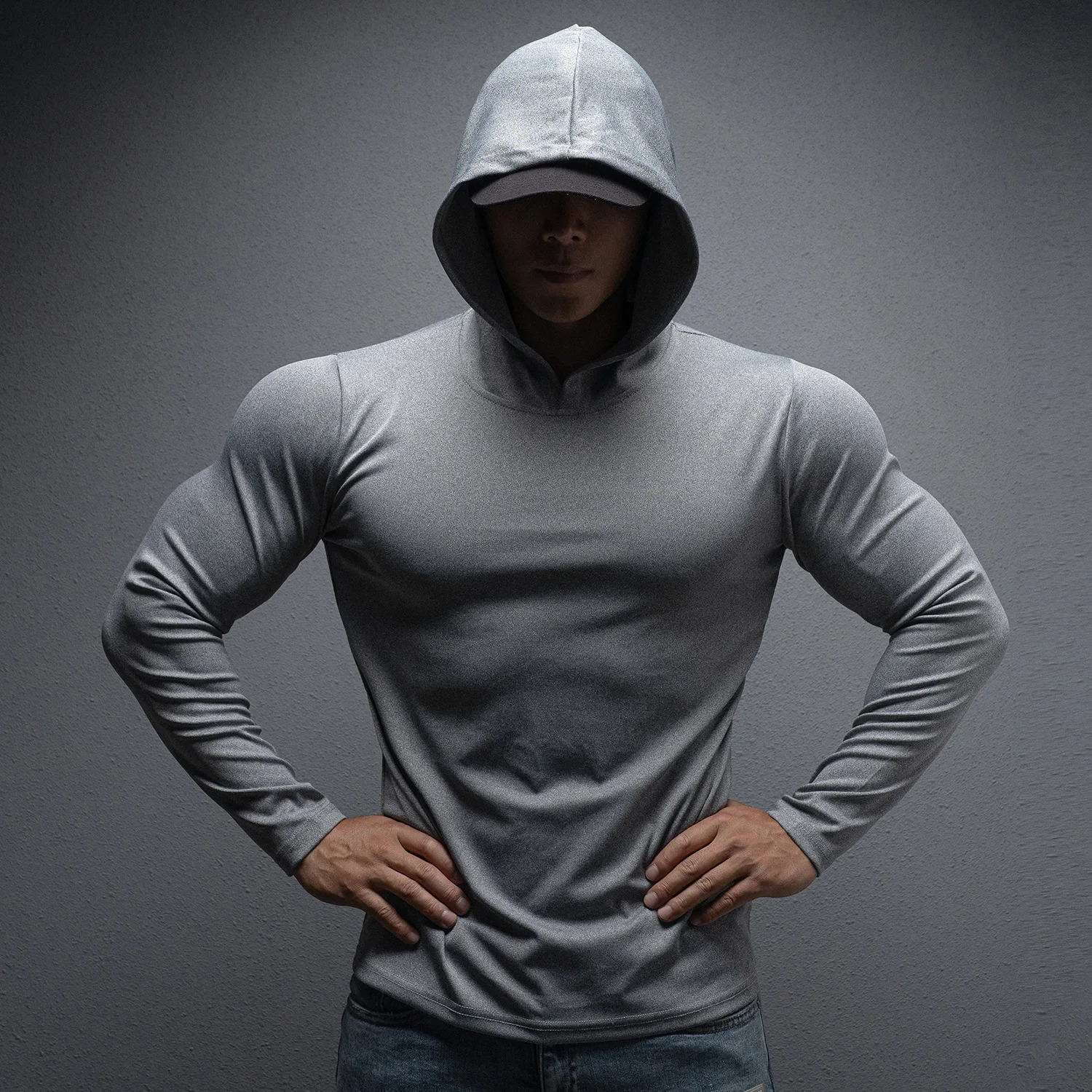 Spring autumn Fitness T-shirt Mens Long Sleeve Quick Drying GYM Tight Sports Thin Top T-shirt men hoodie sportswear 250606
